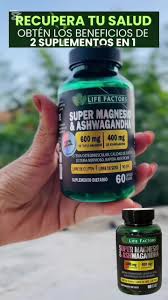 Magnesio + Ashwagandha 600 mg – Combo x3 | Equilibrio y Bienestar Diario ✨