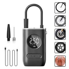 Compresor de Aire Portátil Recargable – Inflado Rápido para Carro, Moto y Bicicleta carro.